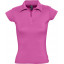 Рубашка поло женская без пуговиц Pretty 220, ярко-розовая
