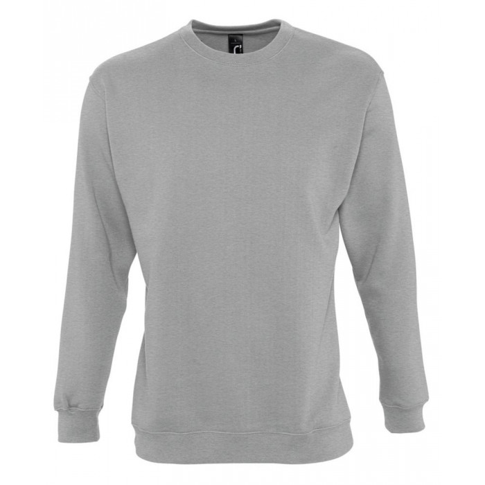 Толстовка New Supreme 280, серый меланж, размер XXL