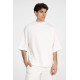 Футболка оверсайз унисекс T9, молочно-белая