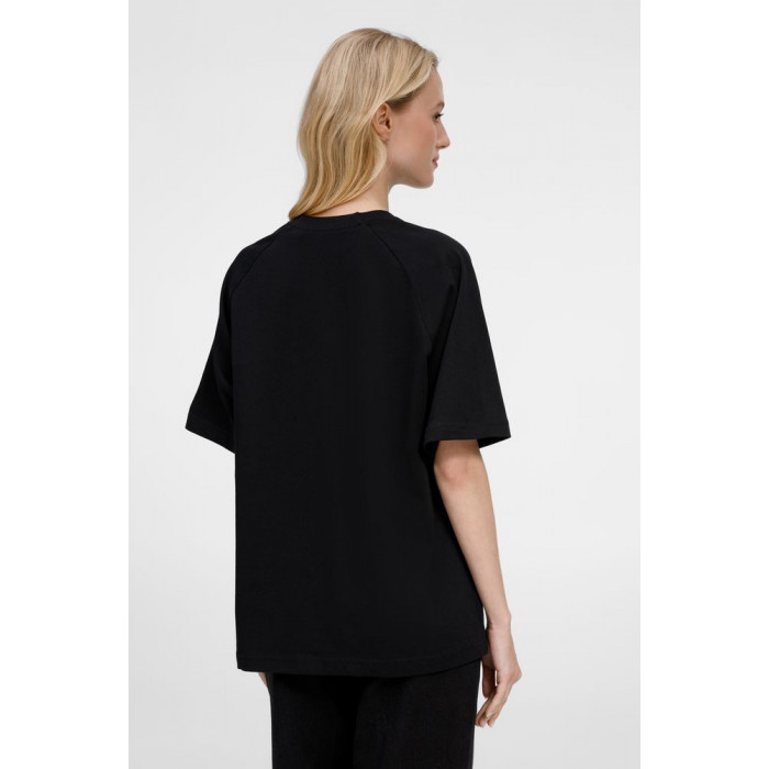 Футболка оверсайз унисекс Avenu, черная