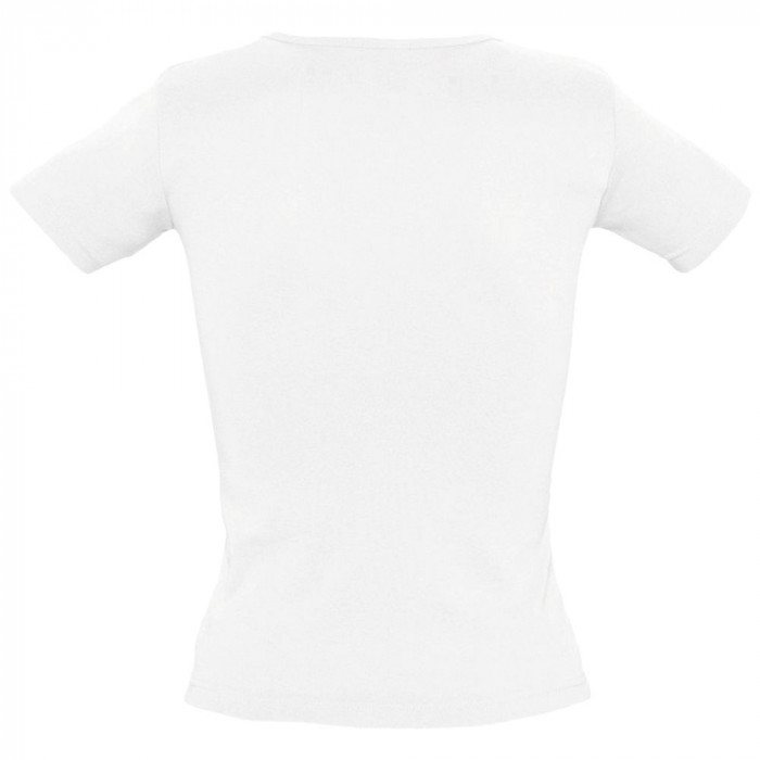 Футболка женская Lady 220 с V-образным вырезом, белая