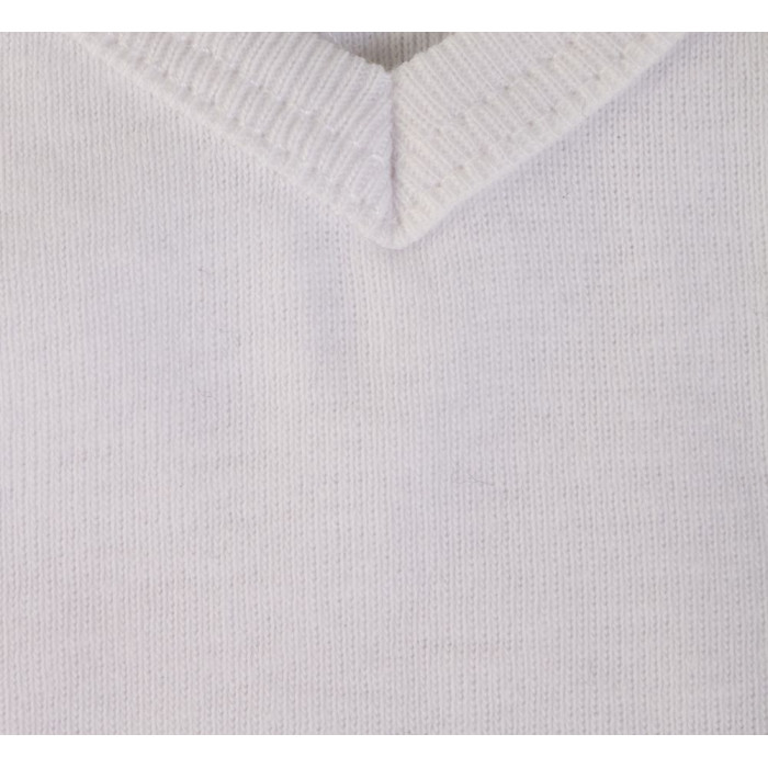 Футболка женская Lady 220 с V-образным вырезом, белая