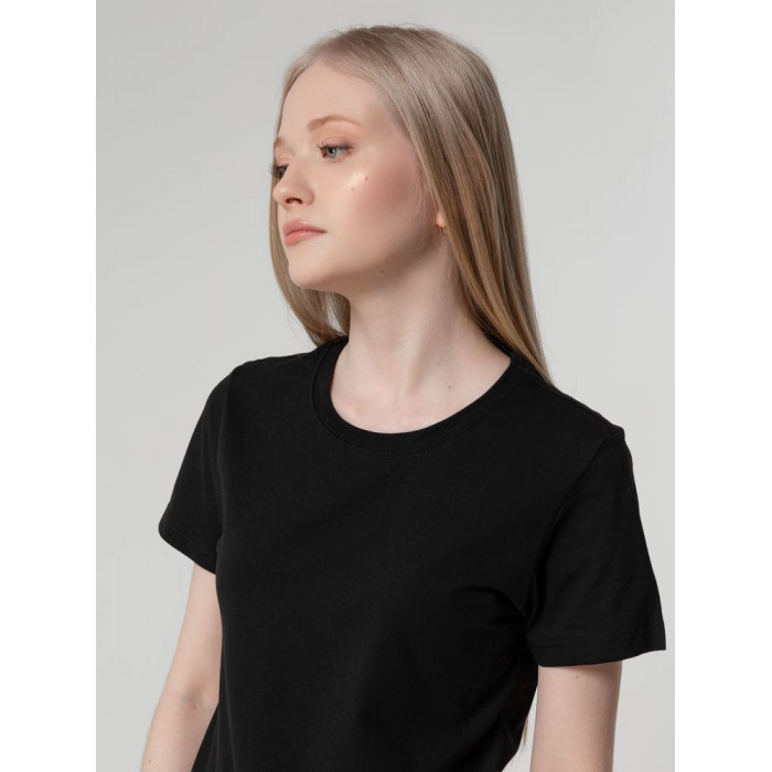 Футболка женская T-bolka Lady, черная, размер 3XL