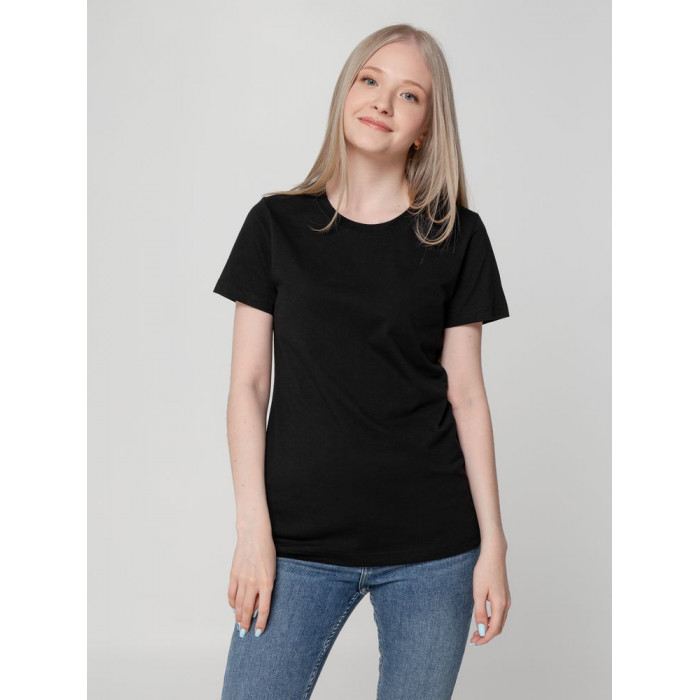 Футболка женская T-bolka Lady, черная, размер 3XL