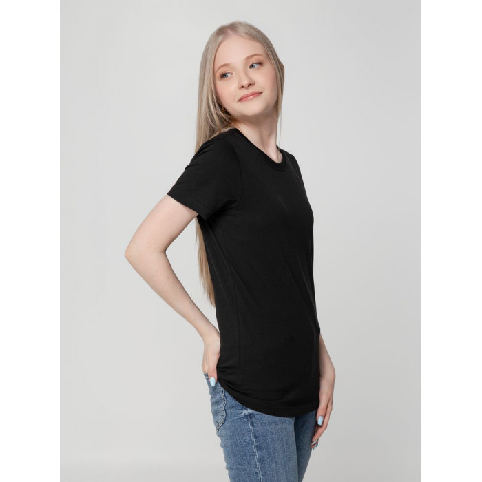 Футболка женская T-bolka Lady, черная, размер 3XL
