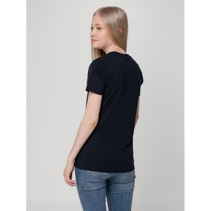 Футболка женская T-bolka Lady темно-синяя, размер XL