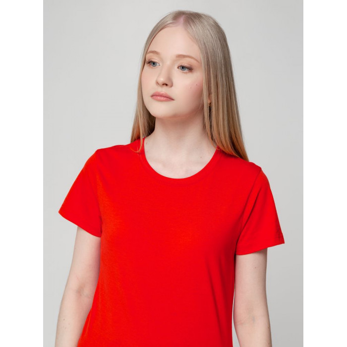 Футболка женская T-bolka Lady красная, размер XL