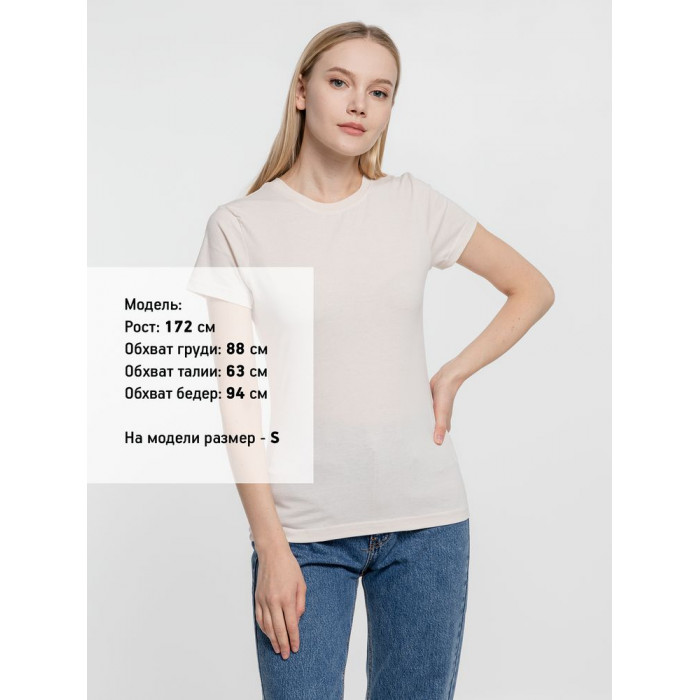 Футболка женская T-bolka Lady, молочно-белая, размер 3XL