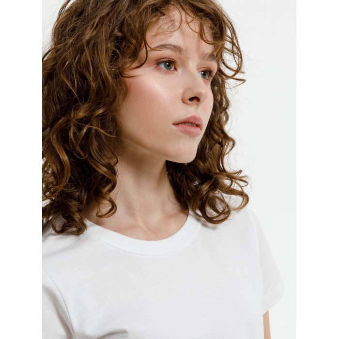 Футболка женская T-bolka Lady, белая (белоснежная), размер XXL