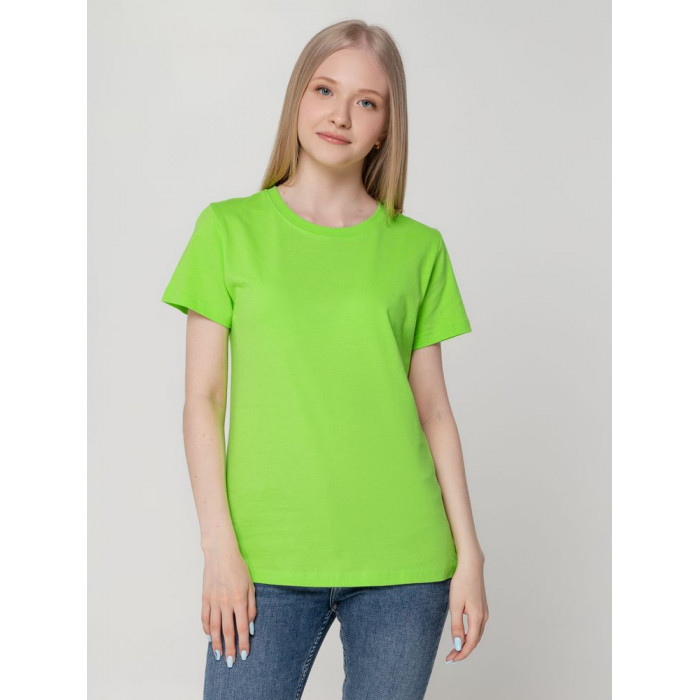 Футболка женская T-bolka Lady зеленое яблоко, размер XL