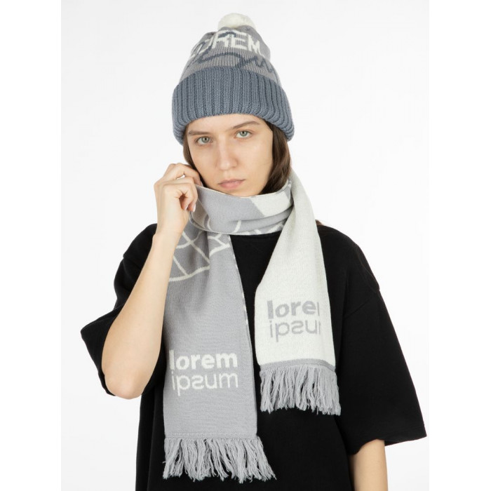 Шарф на заказ Tricksy Classic Fint, M, полушерсть