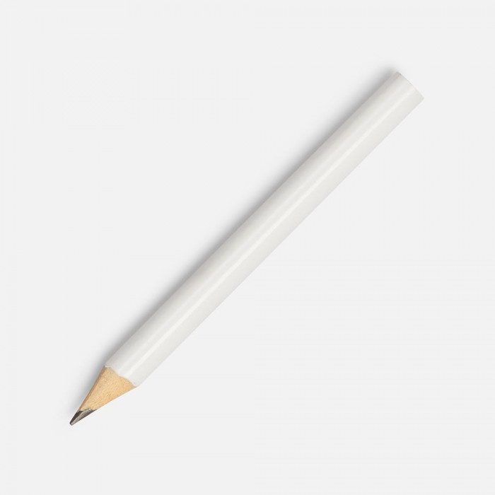 Карандаш простой Mini, белый