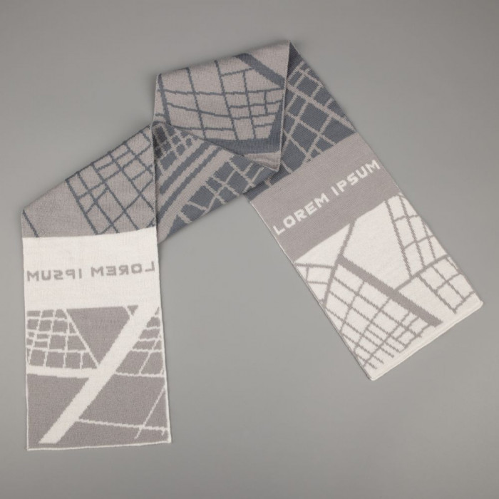 Шарф на заказ Tricksy Light, S, полушерсть