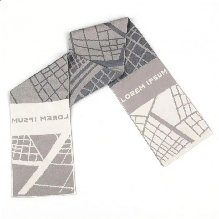 Шарф на заказ Tricksy Light, M, полушерсть