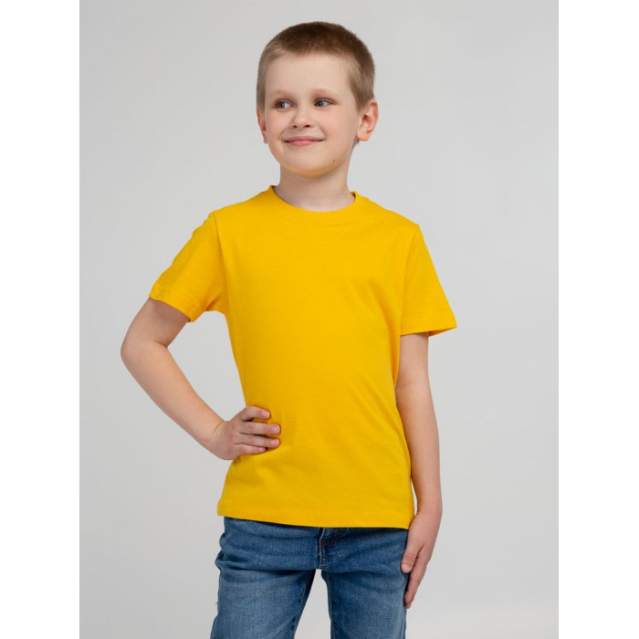 Футболка детская Regent Kids 150 желтая, на рост 142-152 см (12 лет)
