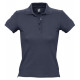Рубашка поло женская People 210, темно-синяя (navy)