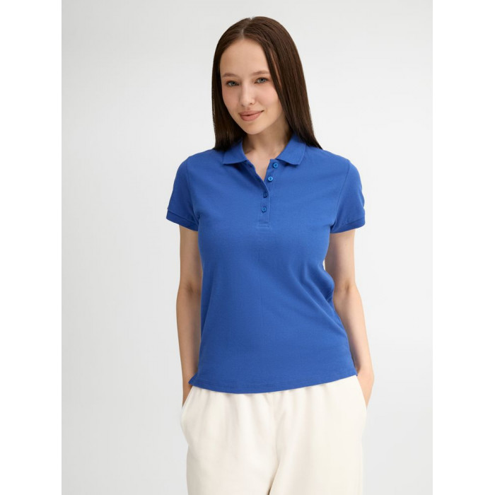 Рубашка поло женская People 210 ярко-синяя (royal), размер XL