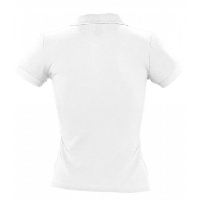 Рубашка поло женская People 210 белая, размер XXL