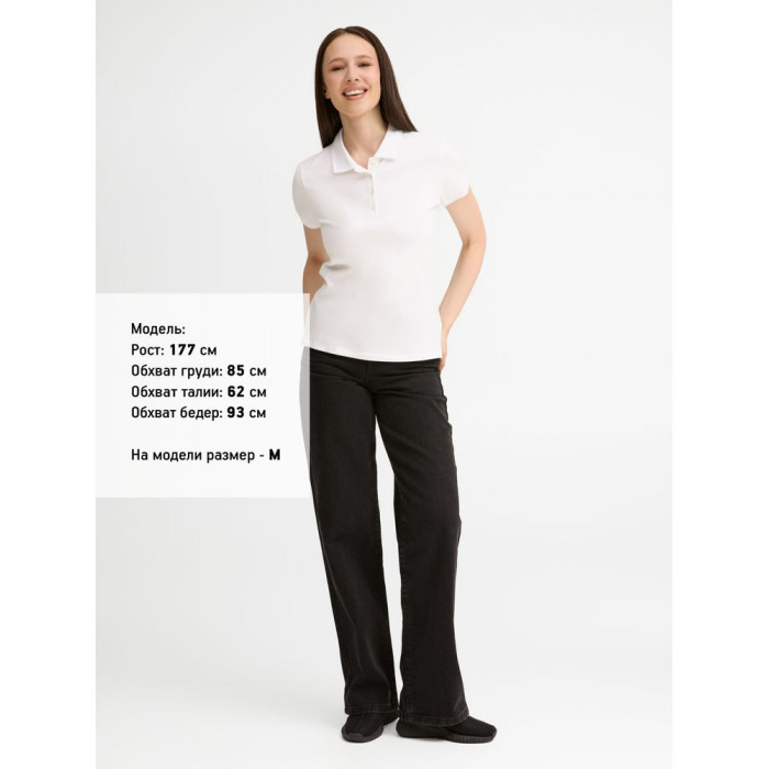 Рубашка поло женская People 210 белая, размер XXL
