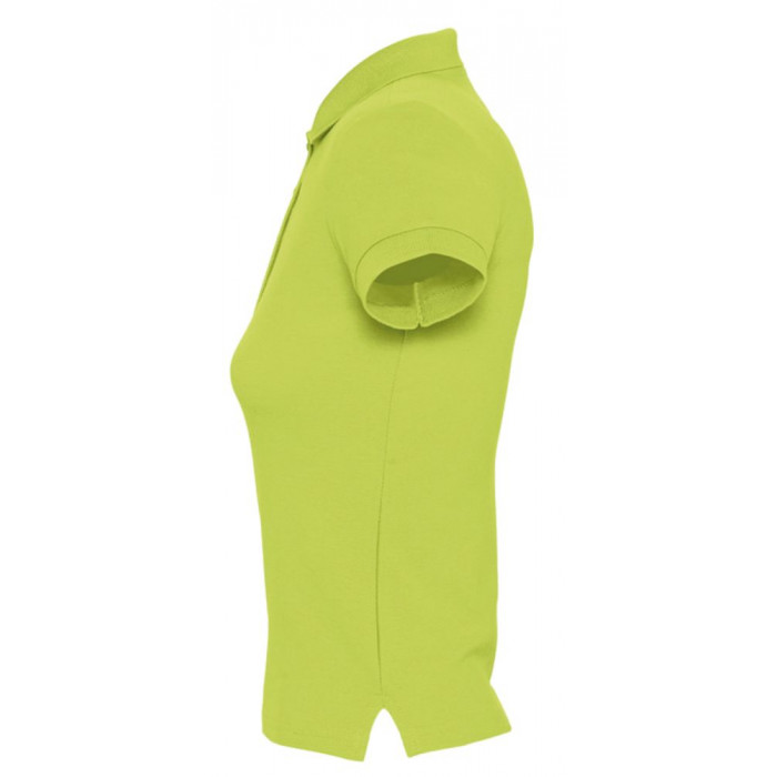 Рубашка поло женская People 210 "зеленое яблоко", размер L