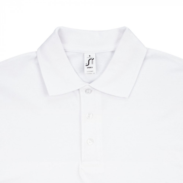 Рубашка поло мужская Spring 210 белая, размер 5XL