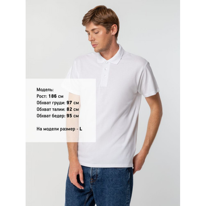 Рубашка поло мужская Spring 210 темно-серая, размер XXL