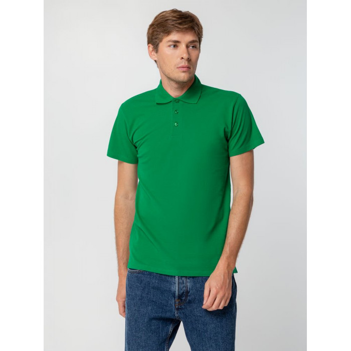 Рубашка поло мужская Spring 210 ярко-зеленая, размер XXL