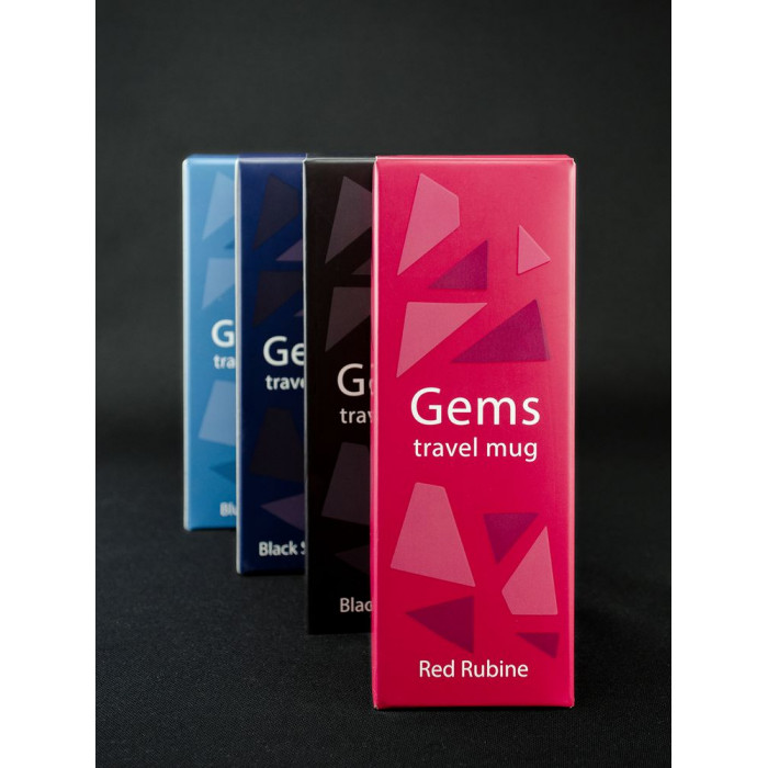 Термостакан Gems Red Rubine, красный рубин