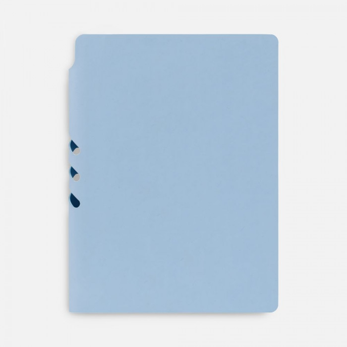 Ежедневник Flexpen Shall, недатированный, голубой