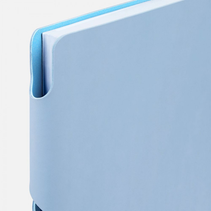 Ежедневник Flexpen Shall, недатированный, голубой