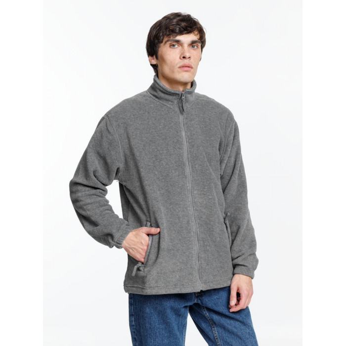 Куртка мужская North, серый меланж, размер 4XL