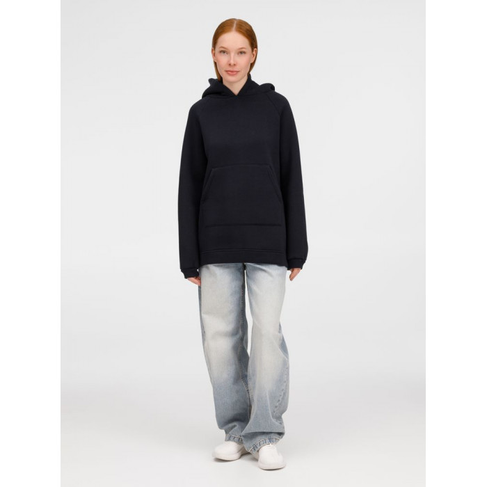 Худи унисекс оверсайз Easy Street, темно-синее, размер XL/XXL