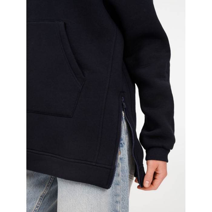 Худи унисекс оверсайз Easy Street, темно-синее, размер XL/XXL