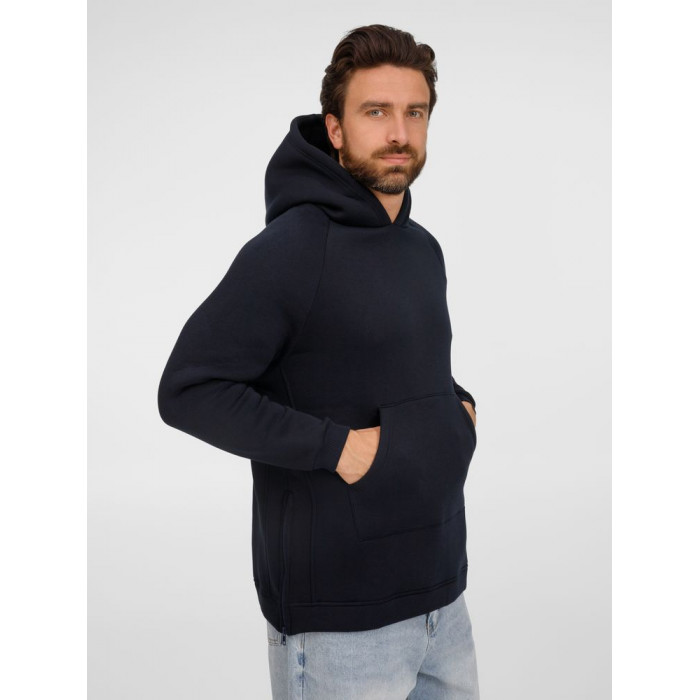 Худи унисекс оверсайз Easy Street, темно-синее, размер XL/XXL