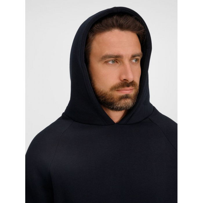 Худи унисекс оверсайз Easy Street, темно-синее, размер XL/XXL