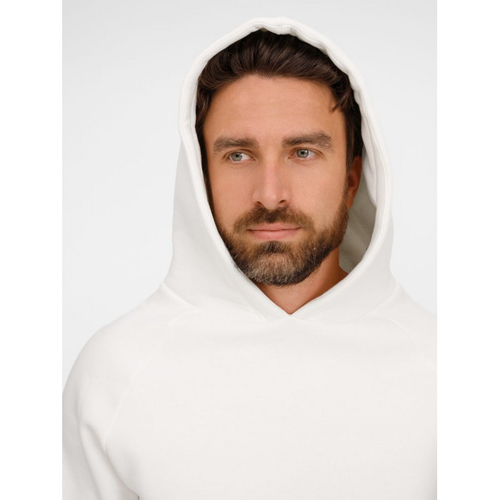 Худи унисекс оверсайз Easy Street, молочно-белое, размер XL/XXL