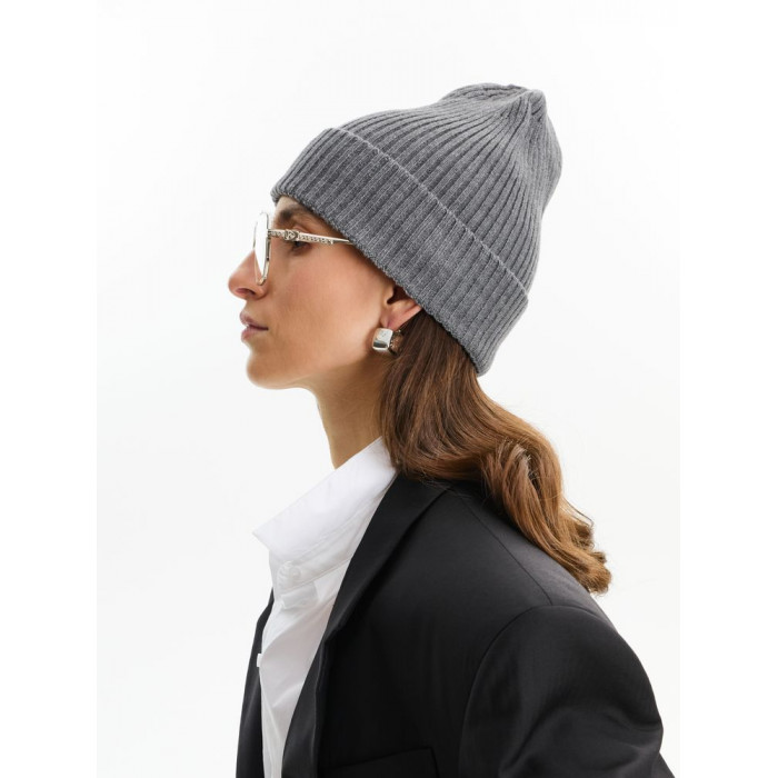 Шапка Bernard, серый меланж