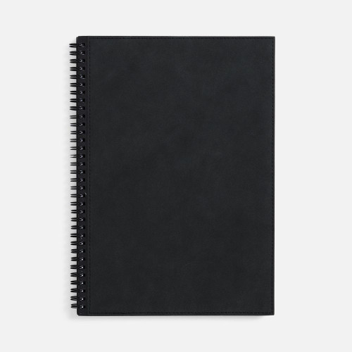 Ежедневник Notera Maxi, недатированный, черный