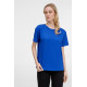 Футболка унисекс Senti, ярко-синяя, размер 4XL