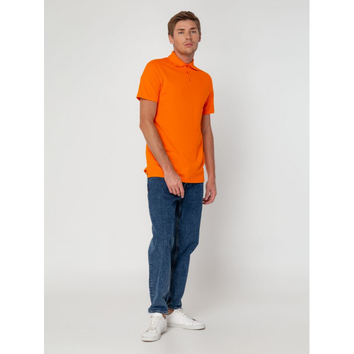 Рубашка поло мужская Virma light, оранжевая, размер XXL
