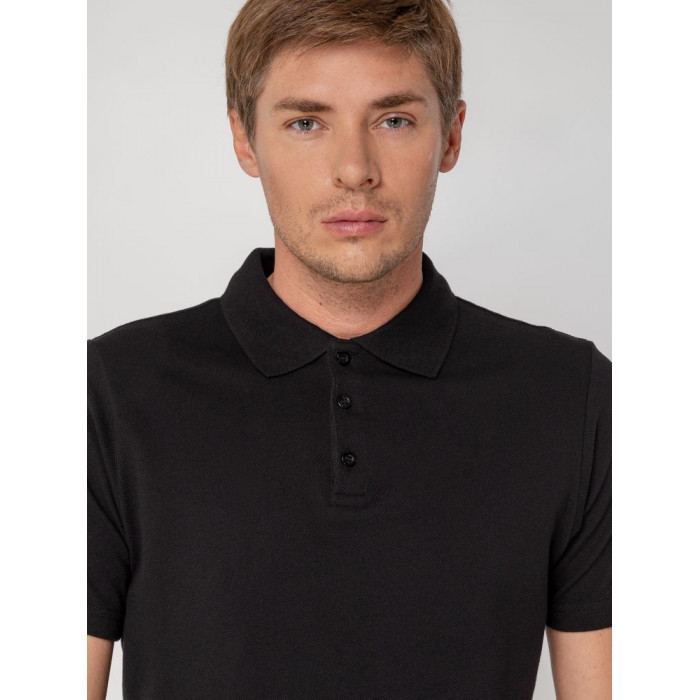 Рубашка поло мужская Virma light, черная, размер XXL