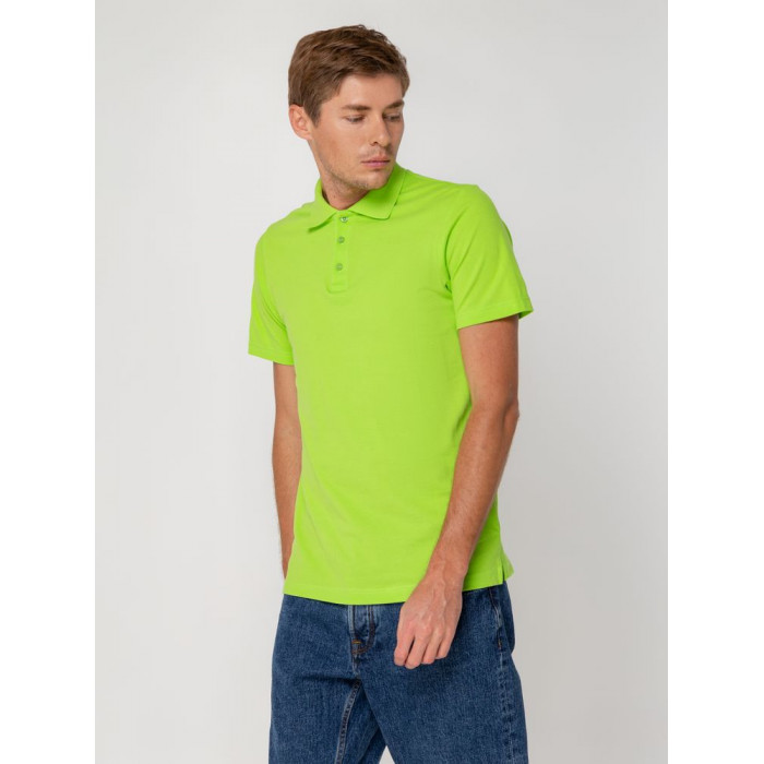 Рубашка поло мужская Virma light, зеленое яблоко, размер XXL