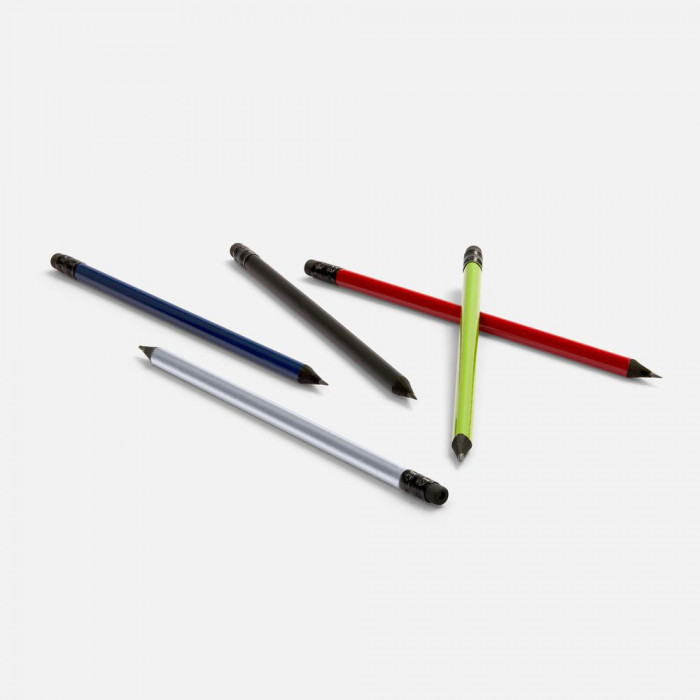 Карандаш простой Triangle Black с ластиком, черный