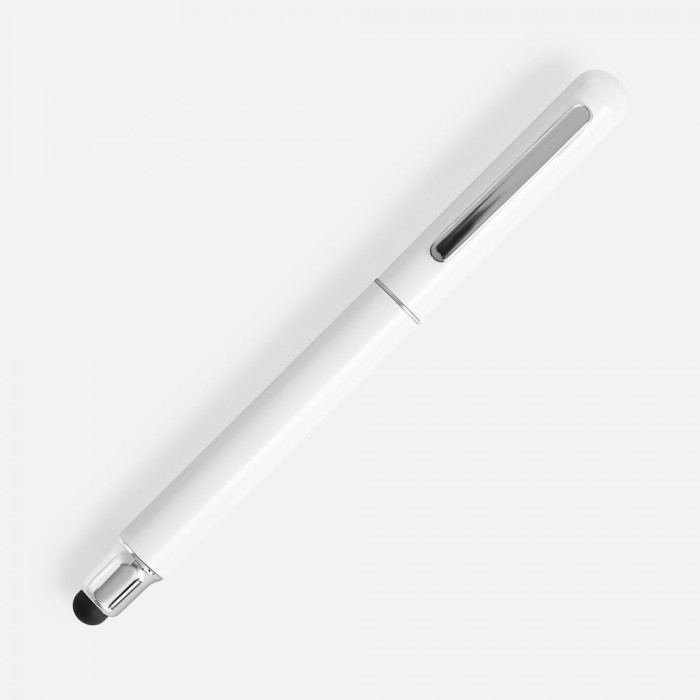 Роллер Scribo со стилусом, матовый белый