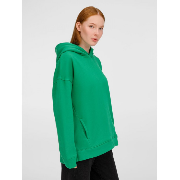Худи оверсайз унисекс Tolla, зеленое, размер XL/2XL
