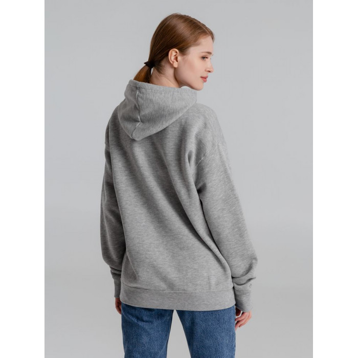 Толстовка с капюшоном Slam 320, серый меланж