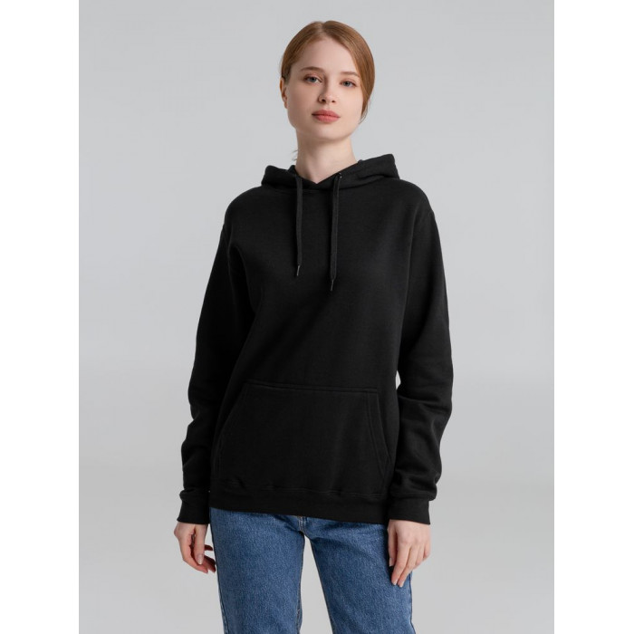 Толстовка с капюшоном Slam 320, черная, размер XXL