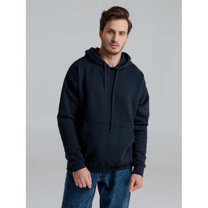 Толстовка с капюшоном Slam 320, темно-синяя, размер XS