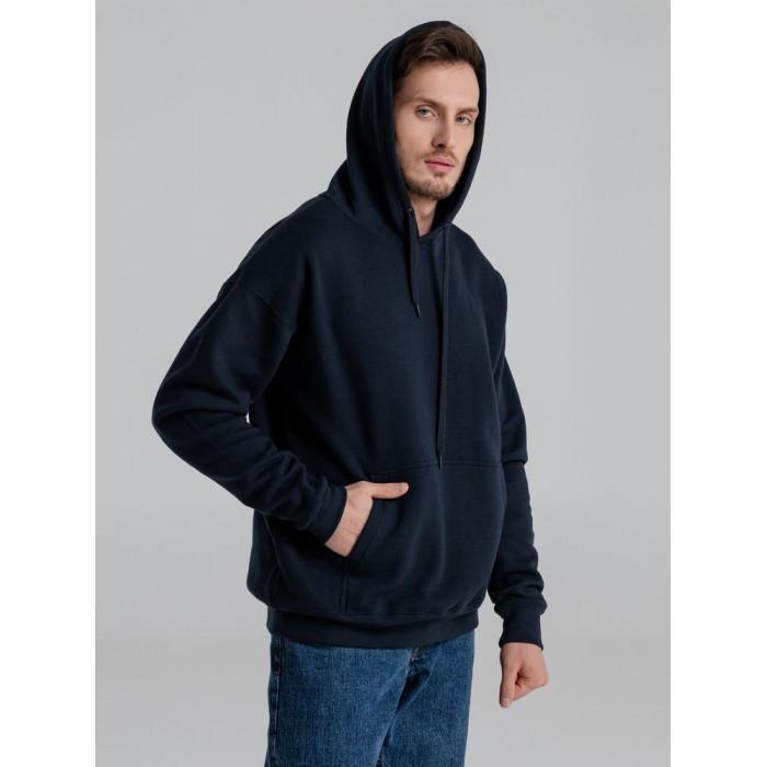 Толстовка с капюшоном Slam 320, темно-синяя, размер XS