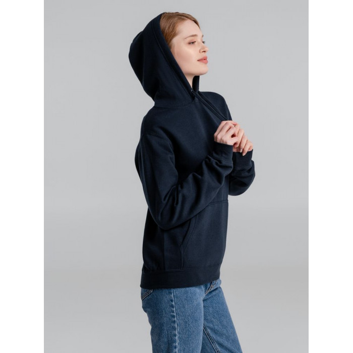 Толстовка с капюшоном Slam 320, темно-синяя, размер XS